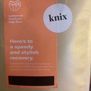 Knix Leakproof CoreLove High Rise Blk